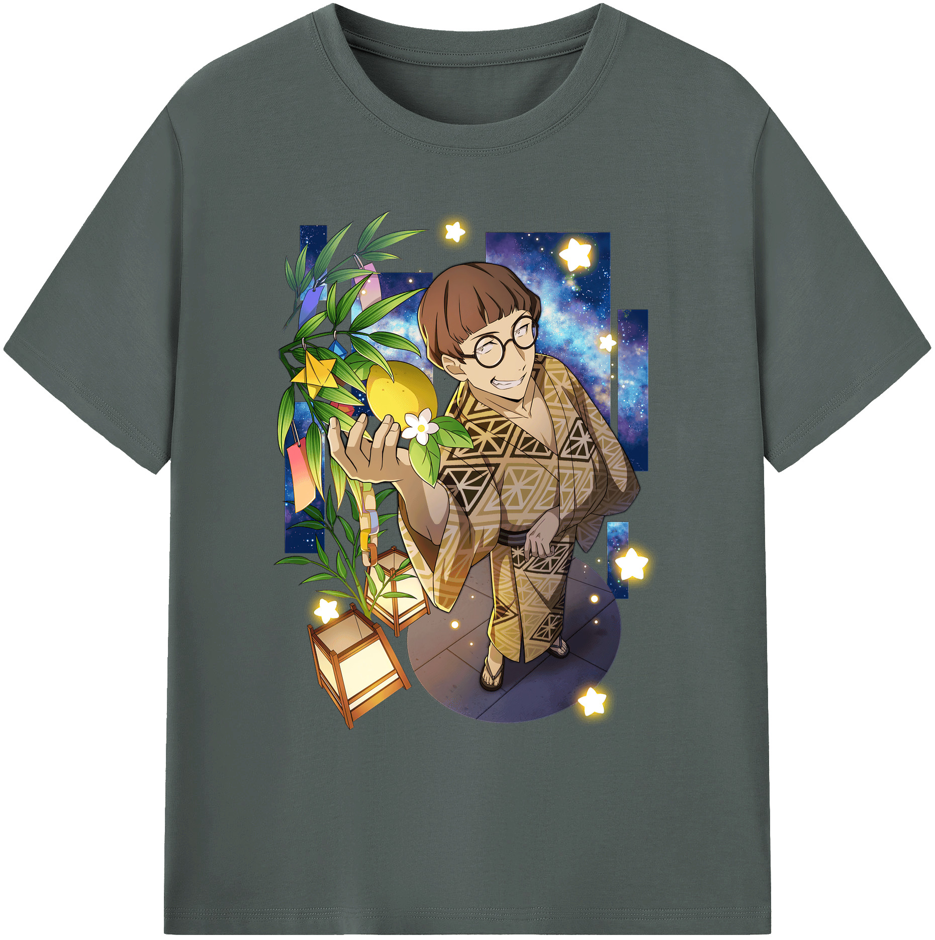（画像用） 文豪ストレイドッグス Bungo Stray Dogs 綿100％ メンズ半袖Tシャツ｜肌触りやわらか＆通気性